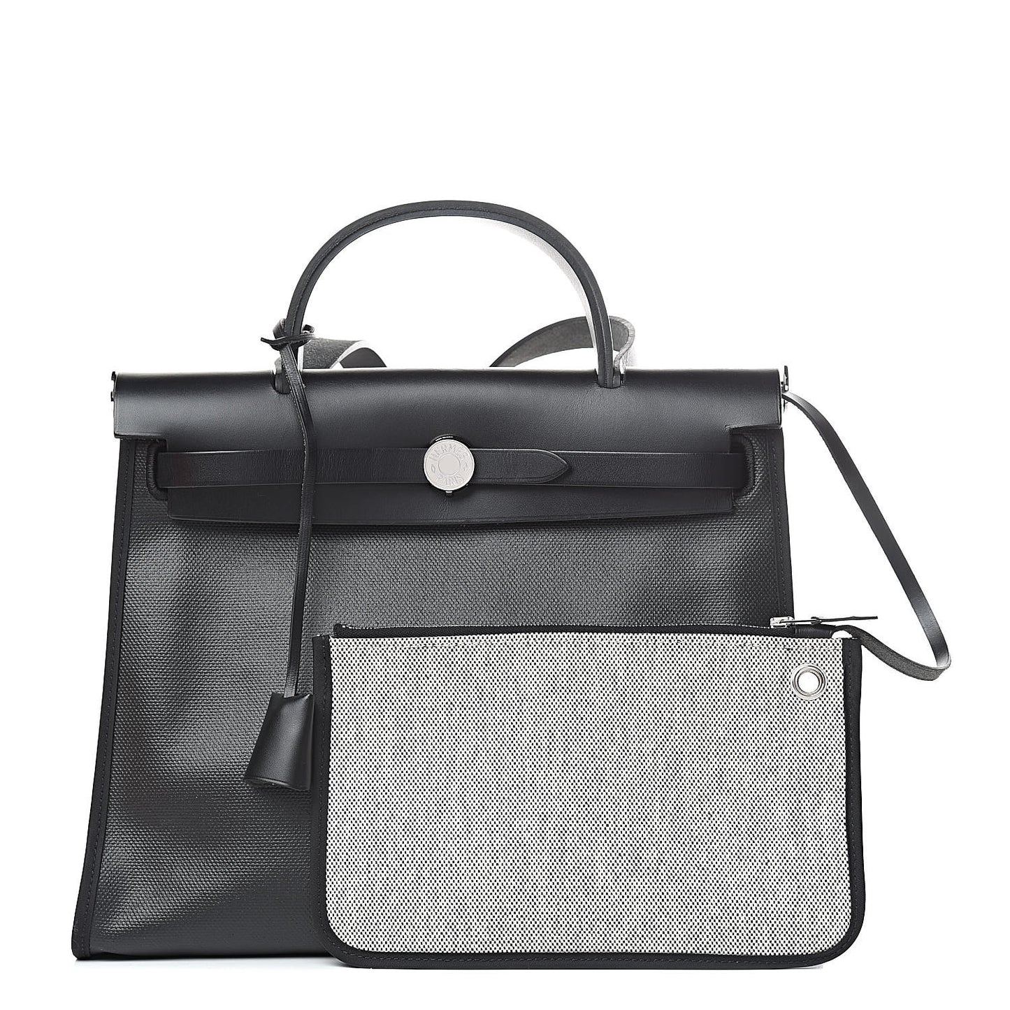 Toile H Berline Vache Hunter Herbag Zip PM 31 Black Ecru