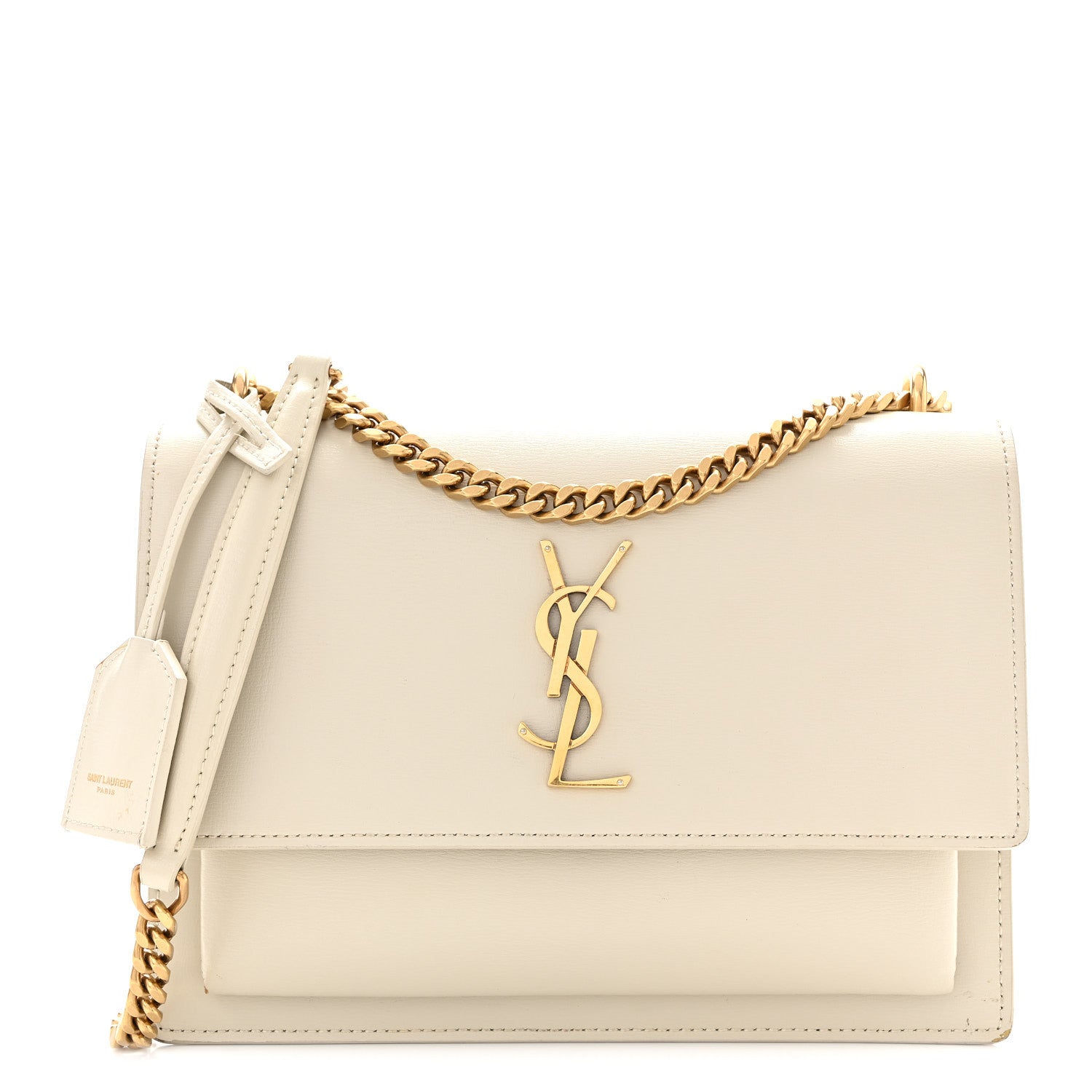Saint Laurent Calfskin Medium Monogram Sunset Crema Soft 1 of 11