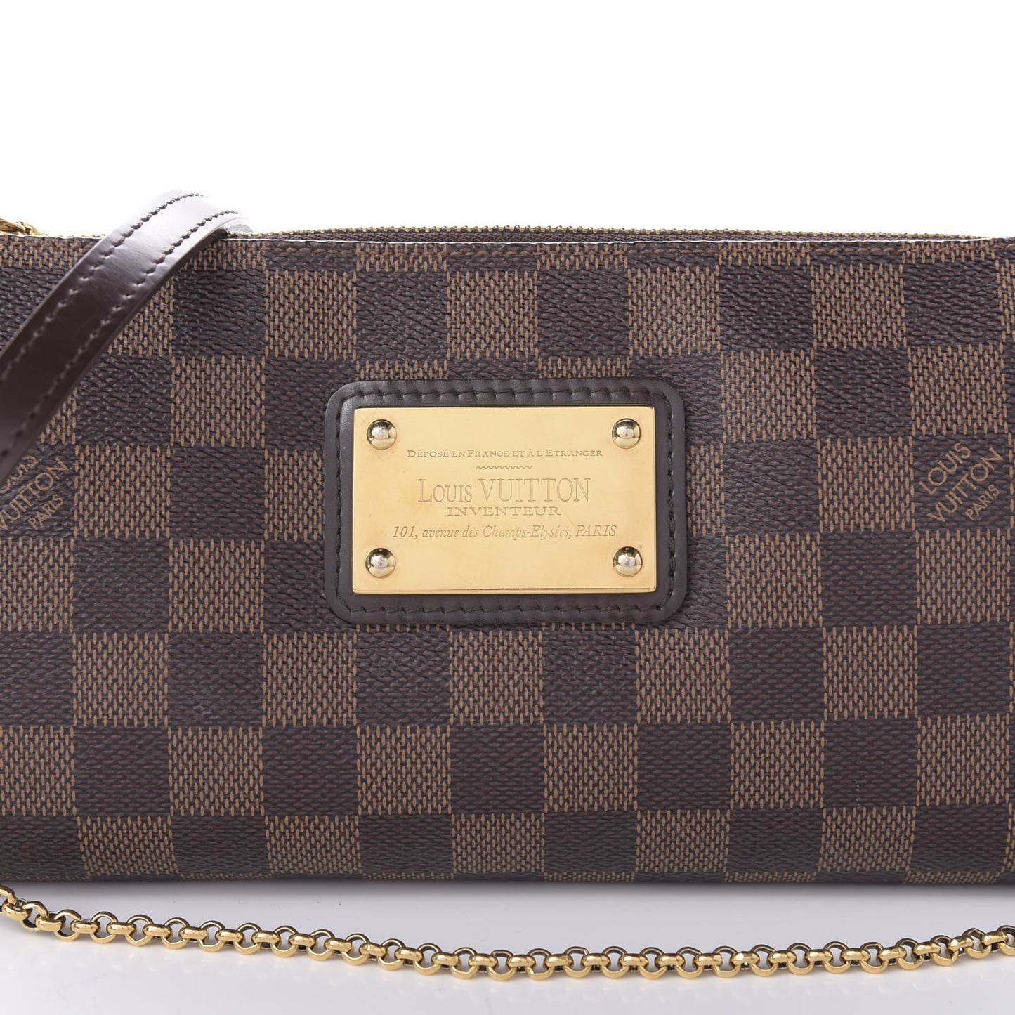 Damier Ebene Eva Clutch