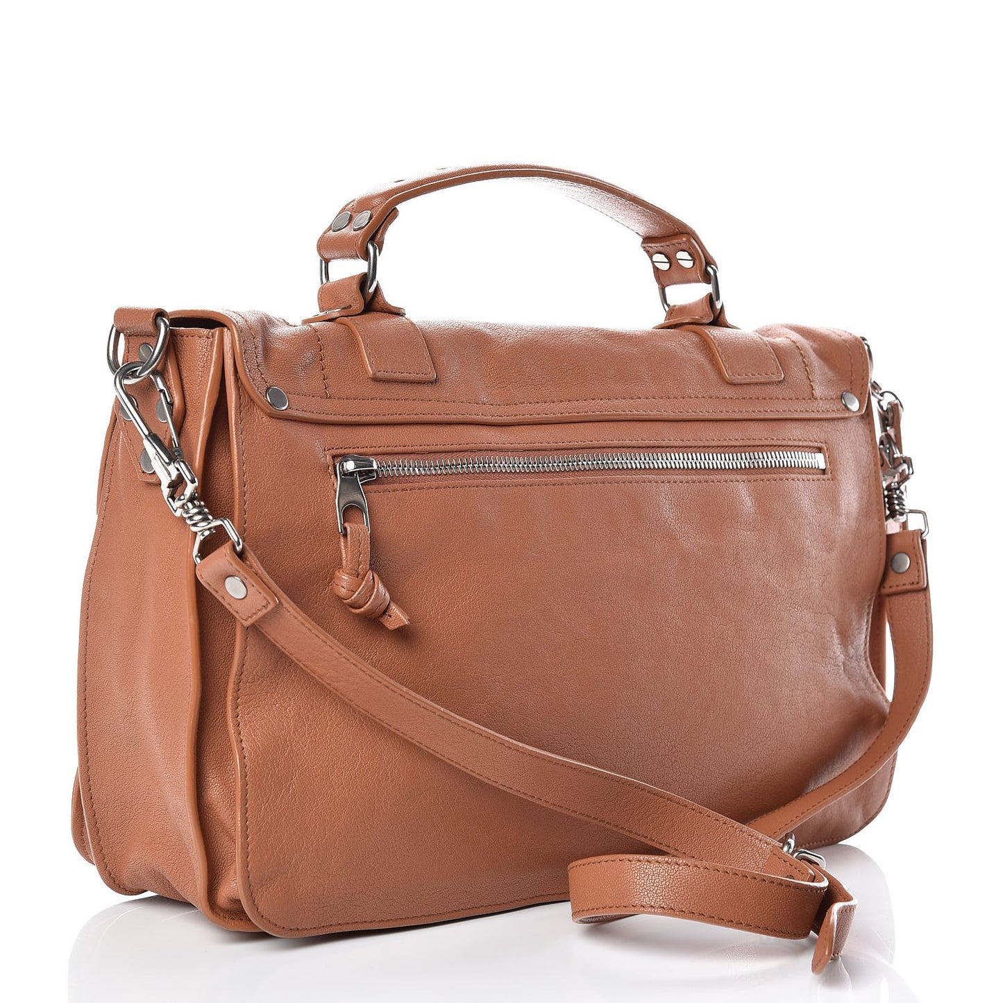 Lambskin Medium PS1 Satchel Dune
