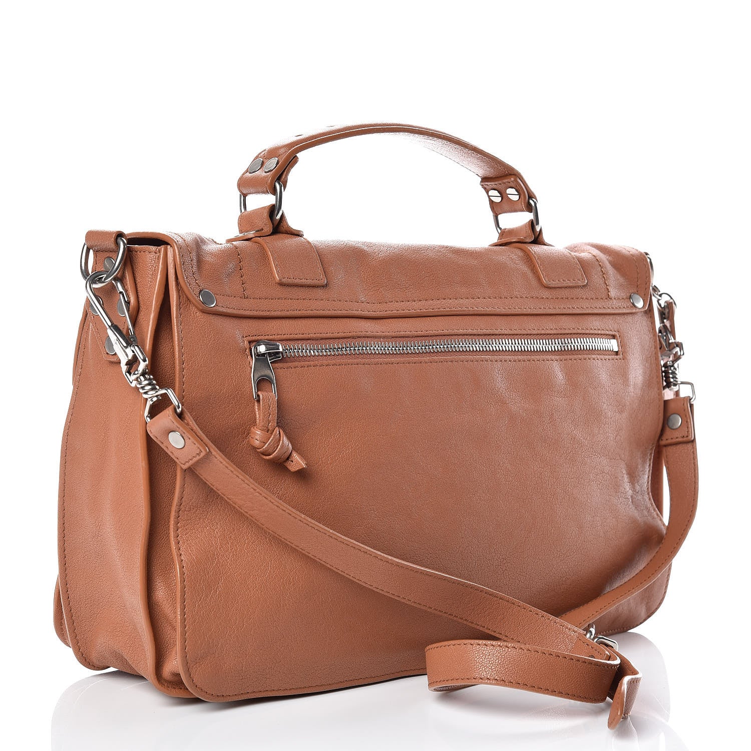 Proenza Schouler Lambskin Medium PS1 Satchel Dune 3 of 12