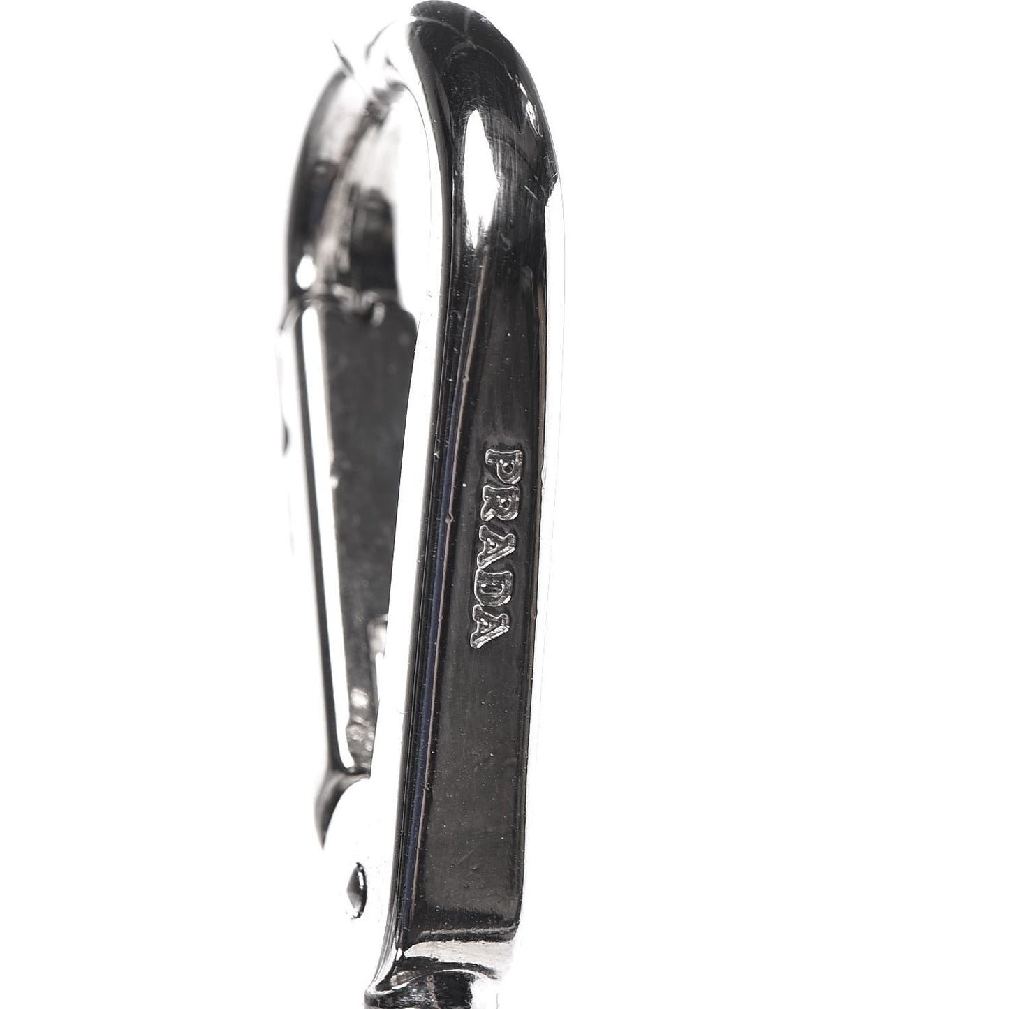 Saffiano Robot Trick Keychain Black