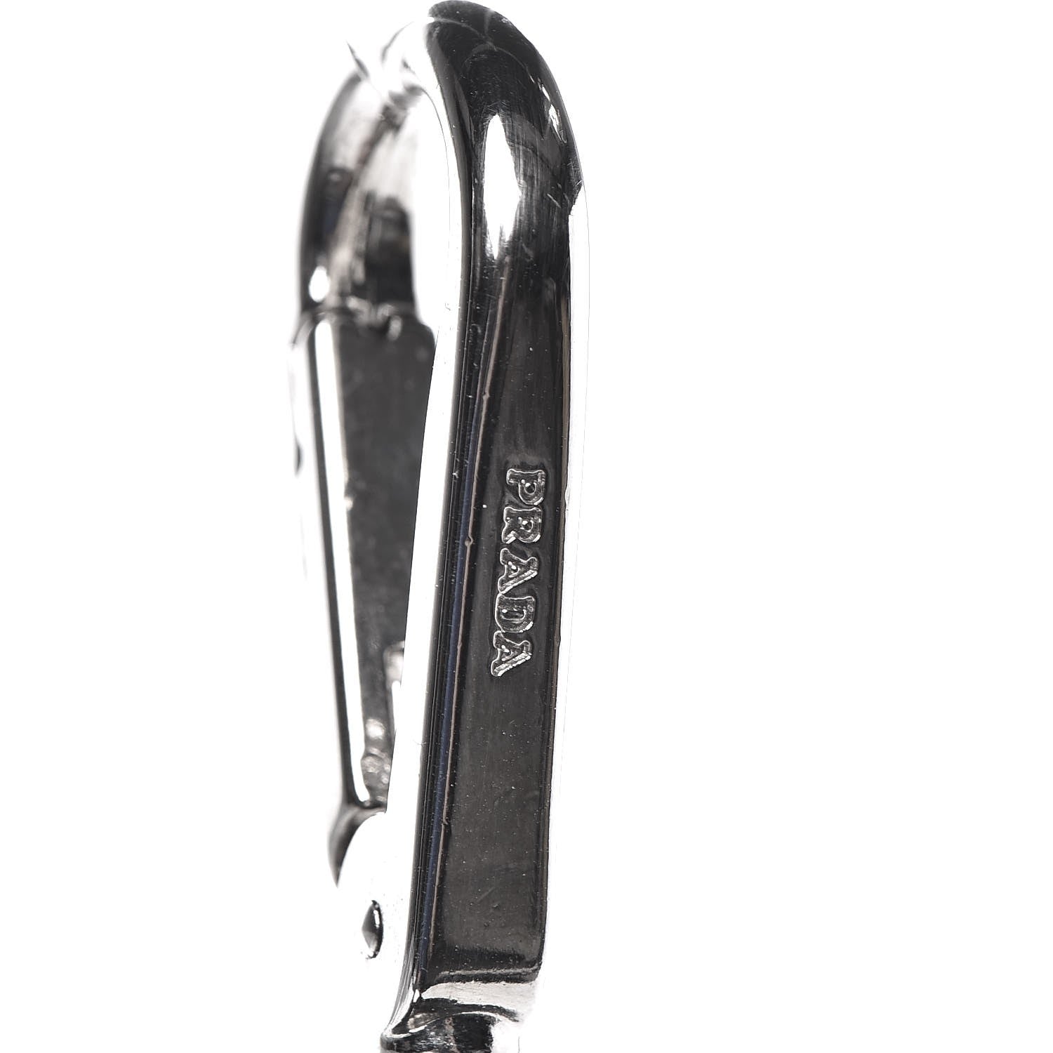 Prada Saffiano Robot Trick Keychain Black 3 of 4