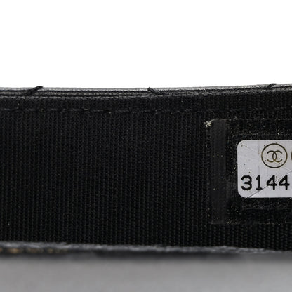 Chanel Lambskin Quilted Top Handle Flap Coin Purse With Chain Black 7 of 10