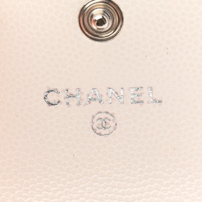 Chanel Caviar Quilted Airpods Pro Holder Belt White 6 of 11