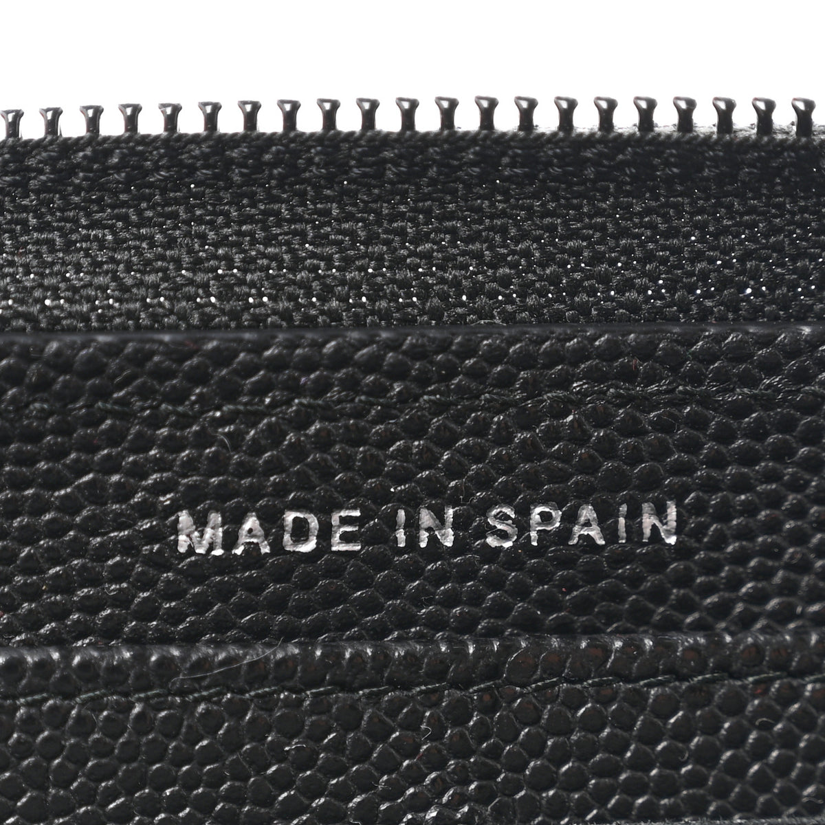 Caviar Quilted Boy Long Zip Around Wallet Black