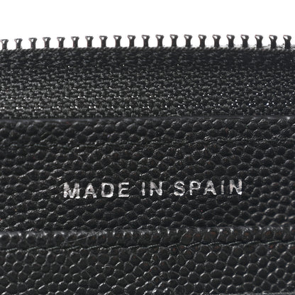Chanel Caviar Quilted Boy Long Zip Around Wallet Black 7 of 8