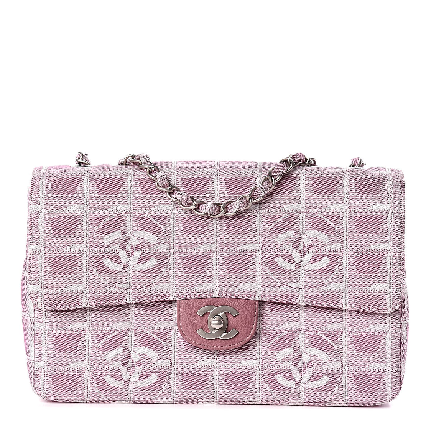 Nylon Medium Travel Flap Pink