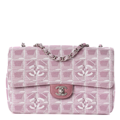 Chanel Nylon Medium Travel Flap Pink 1 of 12