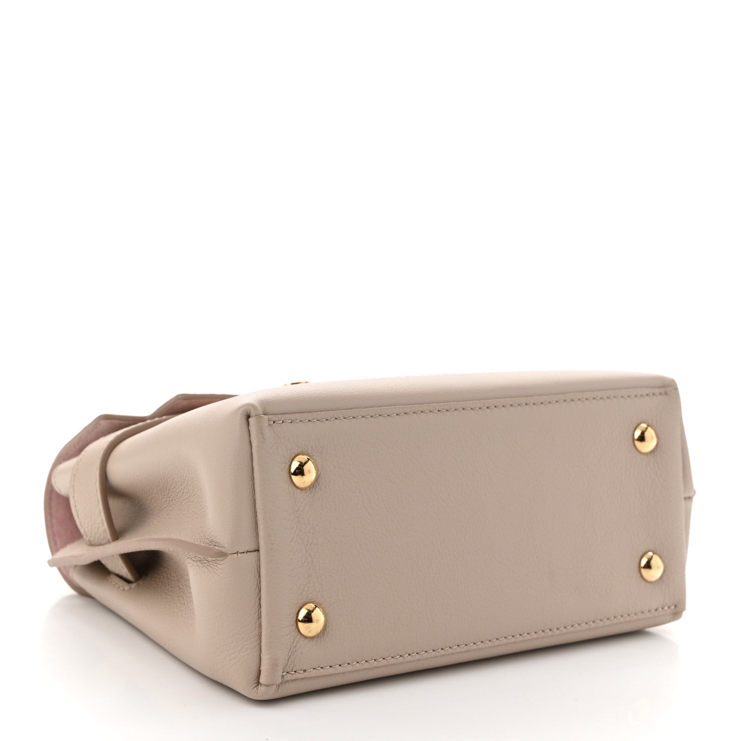 Louis Vuitton Soft Calfskin Mini Lockme Ever Greige 4 of 9