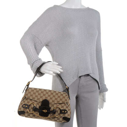 Gucci Monogram Horsebit Chain Flap Brown 2 of 7