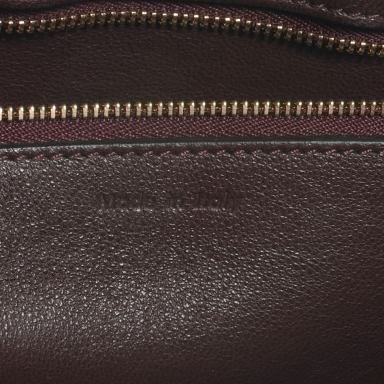 Smooth Calfskin Medium Edge Shoulder Bag Deepsea