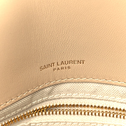 Saint Laurent Raffia Monogram Medium Jamie Natural Avorio 7 of 11