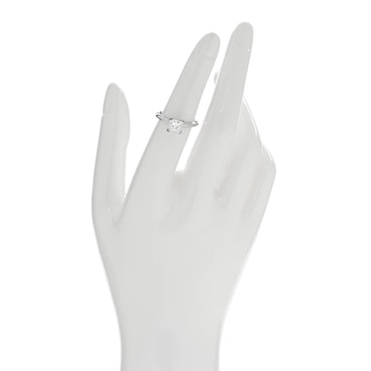 Tiffany Platinum Diamond 1.05ct Princess Solitaire Engagement Ring 50 5.5 2 of 5