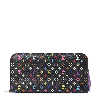 Louis Vuitton Monogram Multicolor Insolite Wallet Black Violet 1 of 6