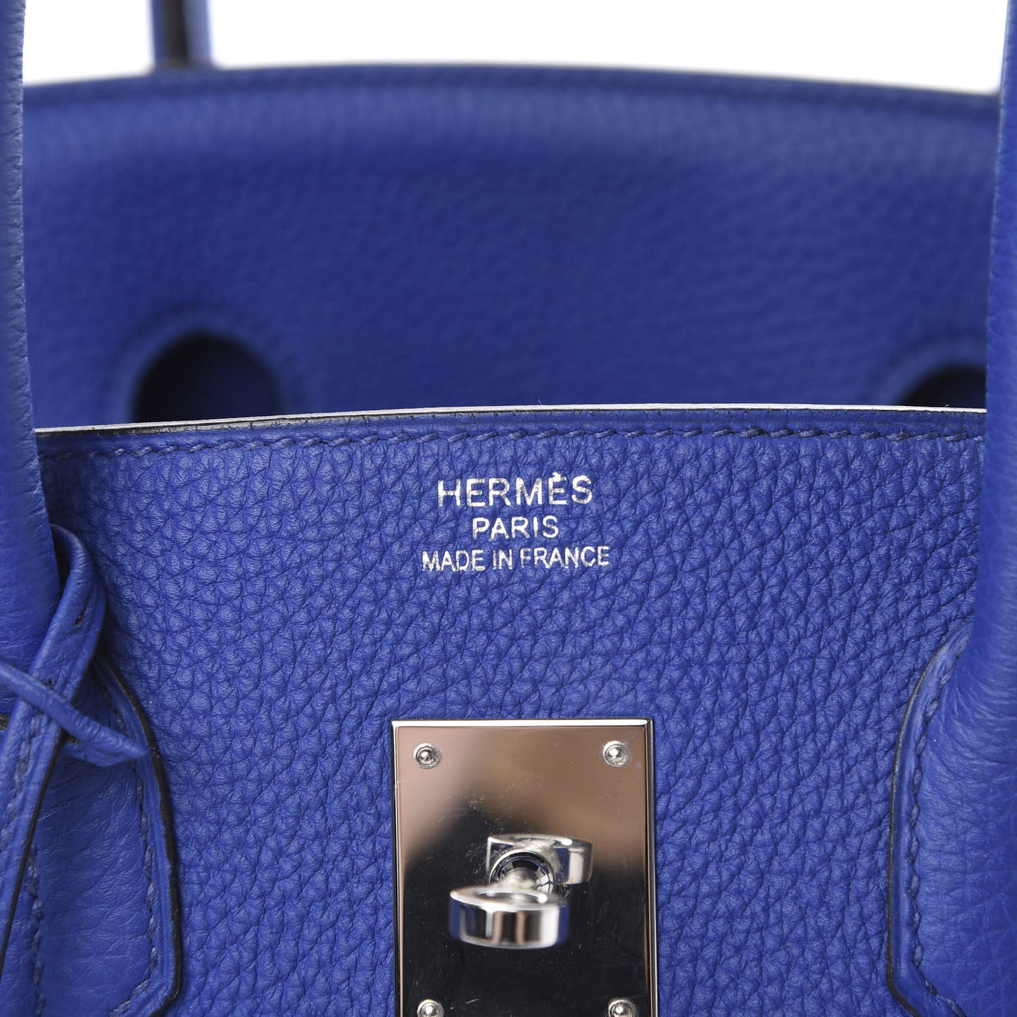 Togo Birkin 35 Bleu Electrique