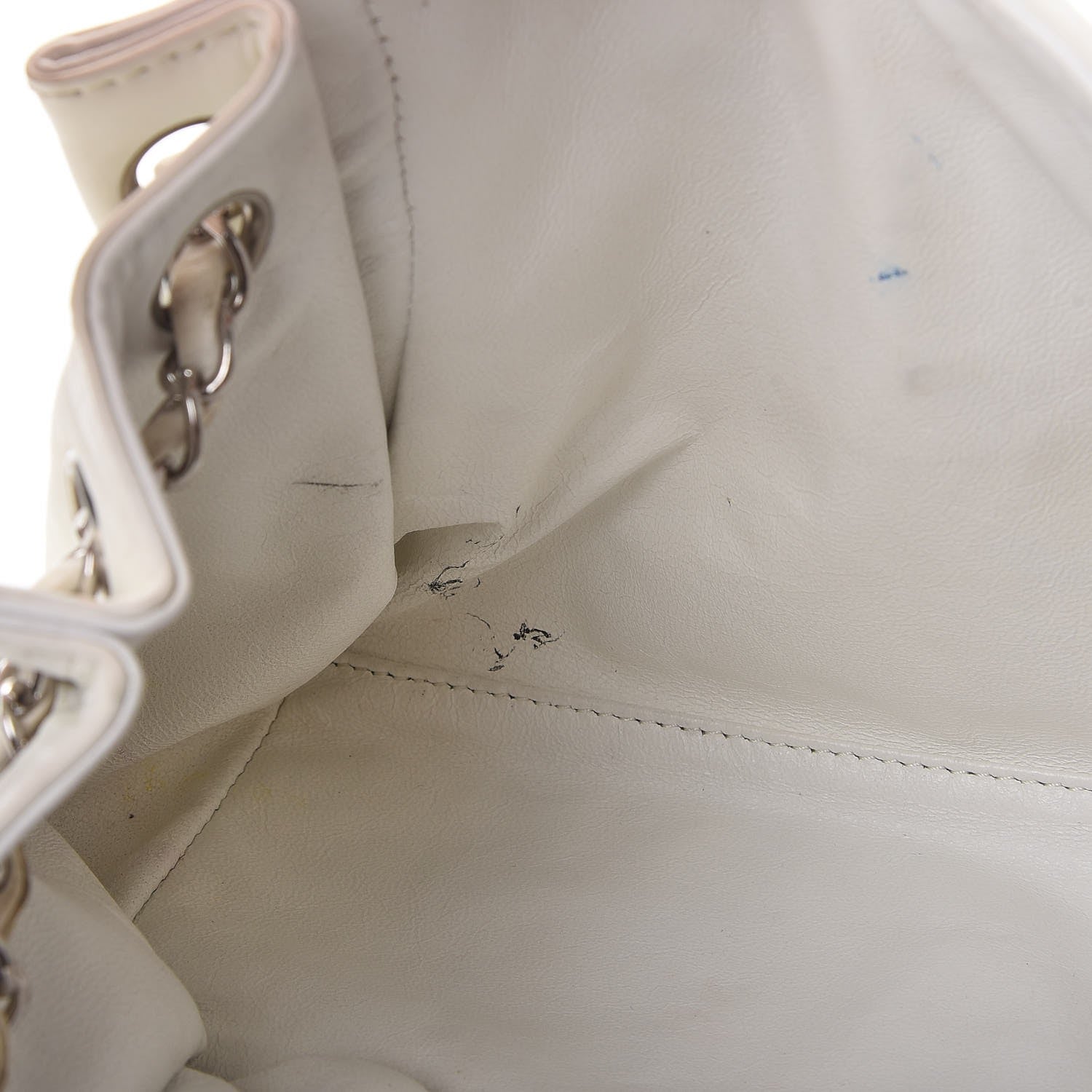 Chanel Lambskin Sensual Accordion Flap White 8 of 20