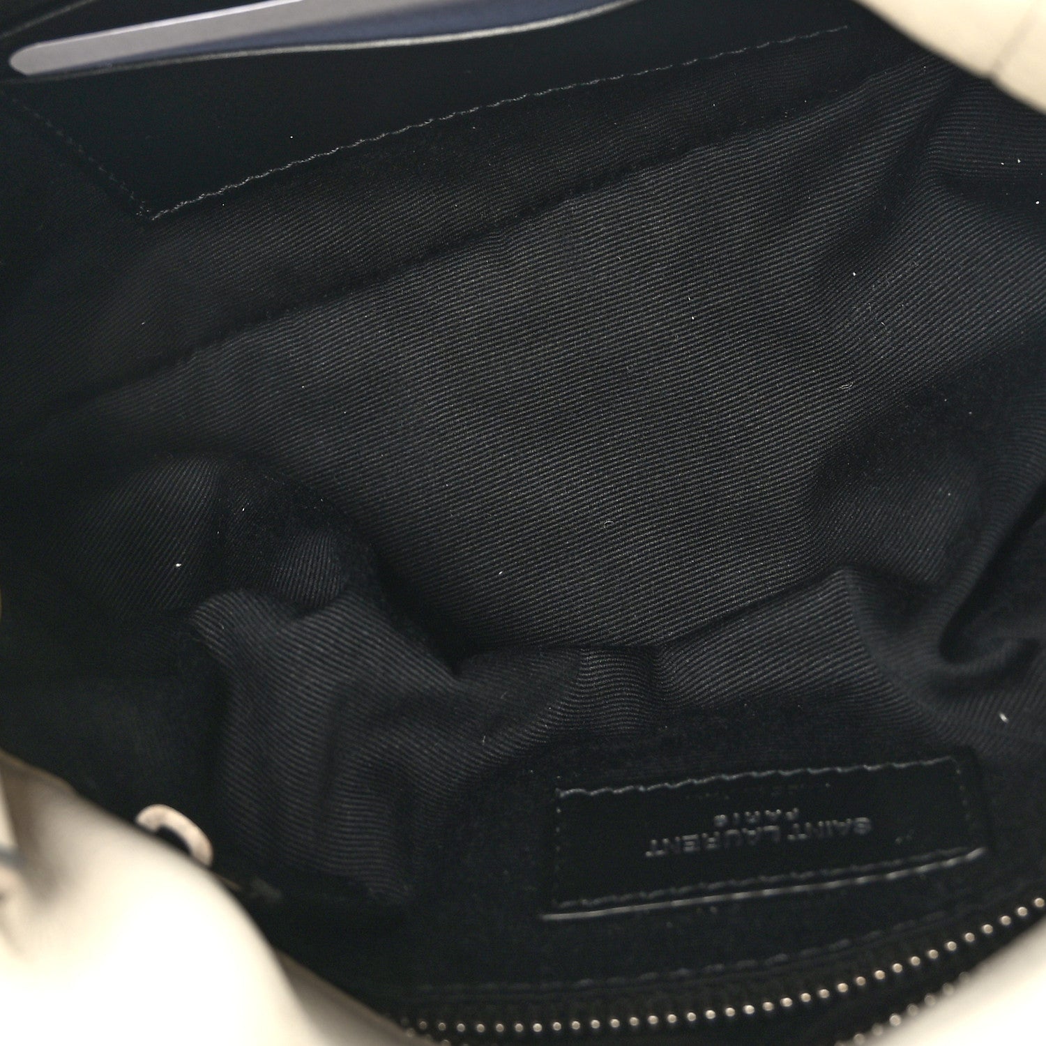 Saint Laurent Lambskin Quilted Toy Loulou Puffer Monogram Chain Satchel Crema Soft 6 of 10