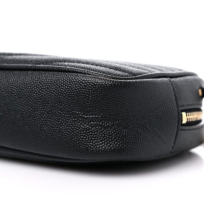 Saint Laurent Grain De Poudre Matelasse Monogram Mini Lou Camera Bag Black 9 of 11