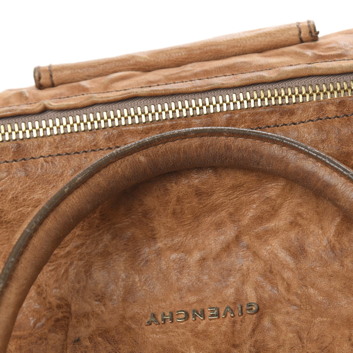 Givenchy Tumbled Sheepskin Medium Pandora Caramel 9 of 26
