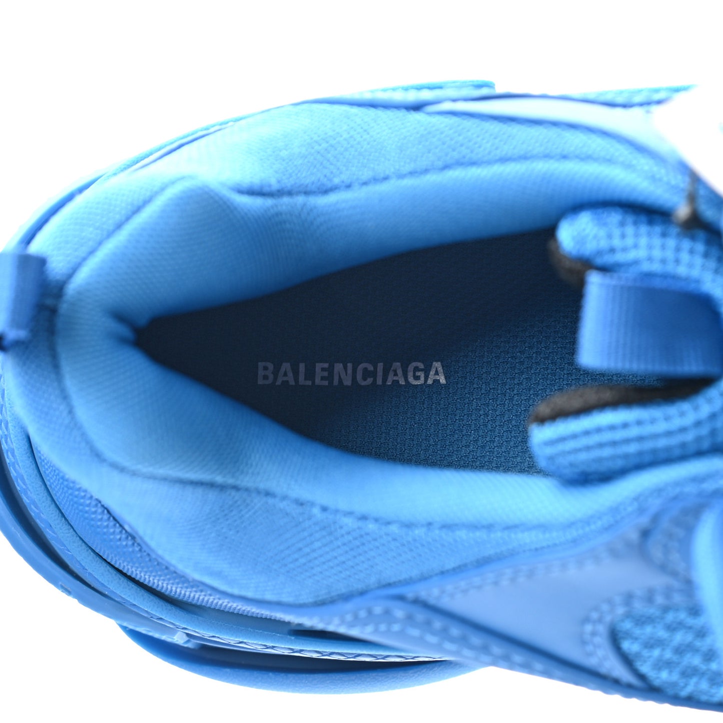 Fabric Mesh Mens Triple S Sneakers 44 Blue
