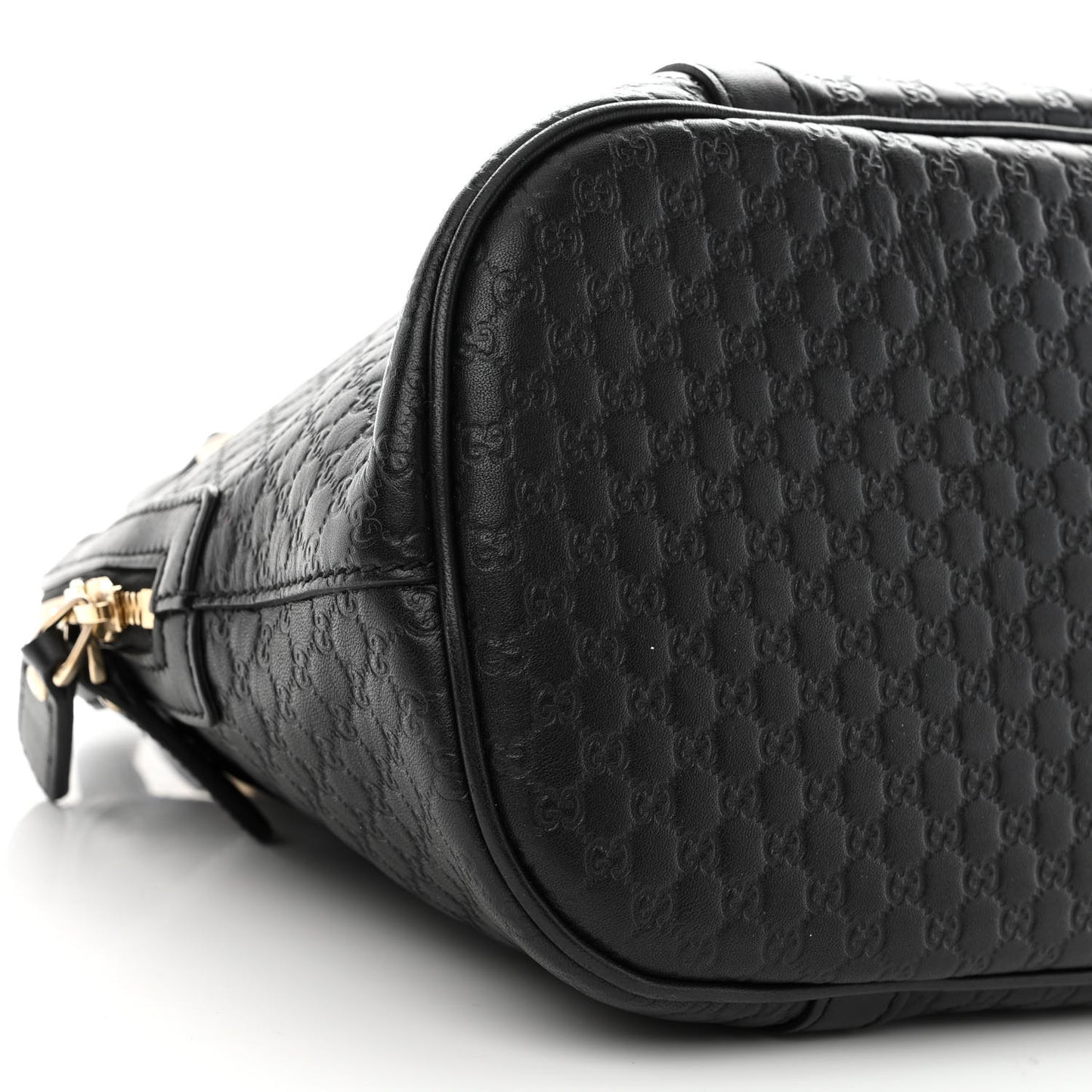 Microguccissima Medium Dome Bag Black