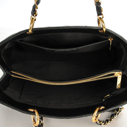 Chanel Caviar Quilted Grand Shopping Tote GST Black 5 of 7
