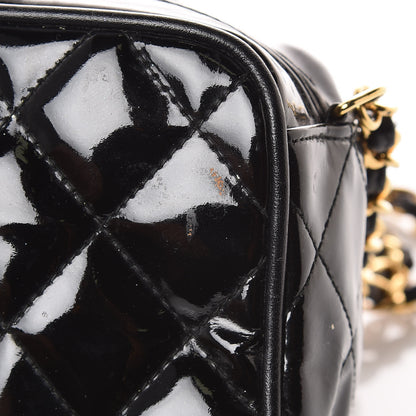 Chanel Patent Tassel Quilted Shoulder Bag Black 13 of 14