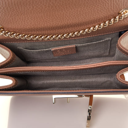Gucci Dollar Calfskin Small Interlocking G Shoulder Bag Camelia 6 of 11