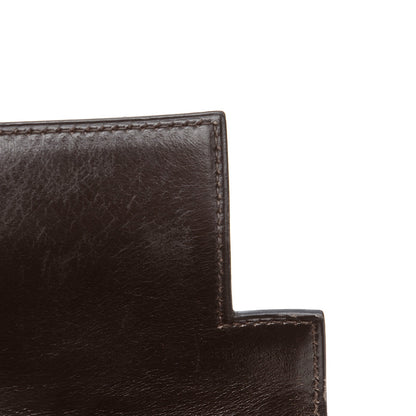 Hermes Box Kelly Sellier 32 Chocolate 26 of 30
