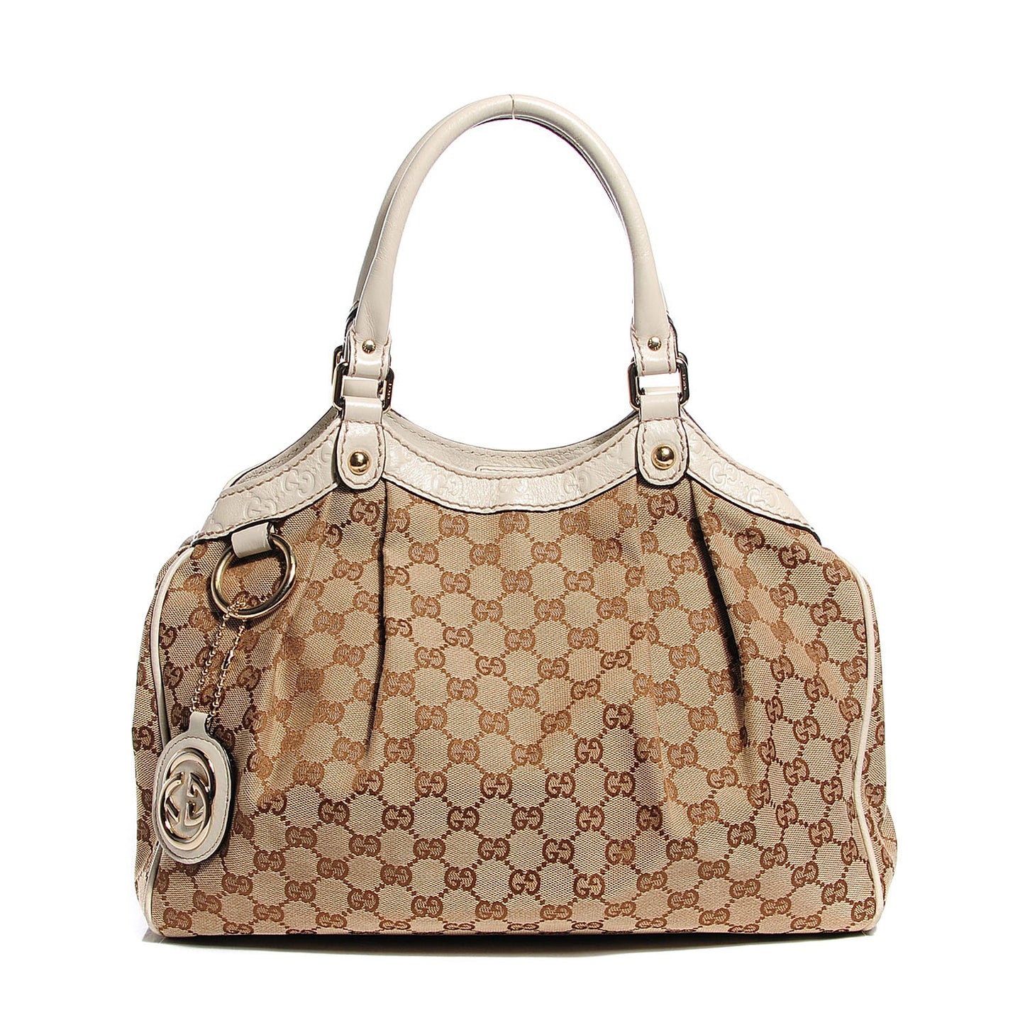 Monogram Medium Sukey Tote Off White