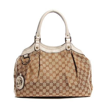 Gucci Monogram Medium Sukey Tote Off White 1 of 7