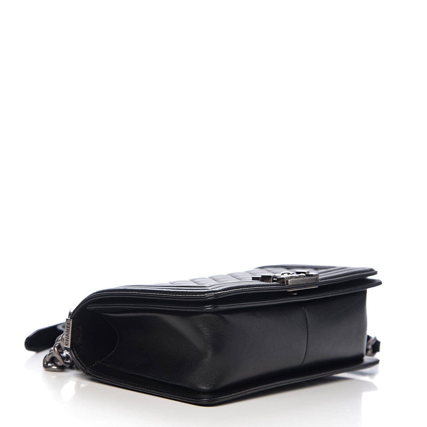 Chanel Lambskin Quilted Medium Boy Flap Black 3 of 12