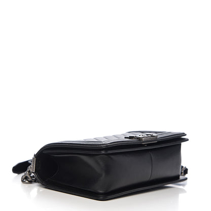 Chanel Lambskin Quilted Medium Boy Flap Black 3 of 12