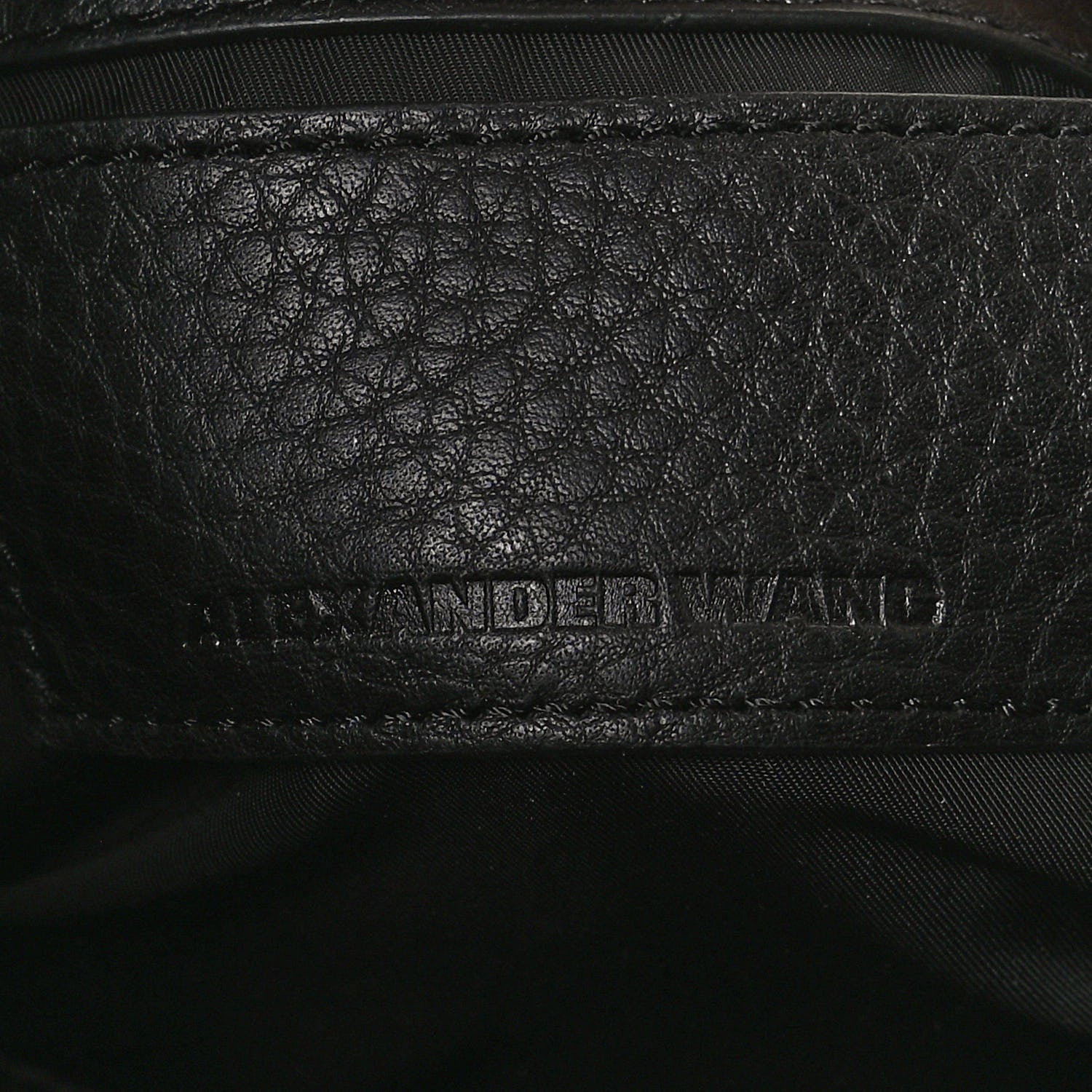 Alexander Wang Pebbled Lambskin Rocco Black Pale Gold Hardware 5 of 8
