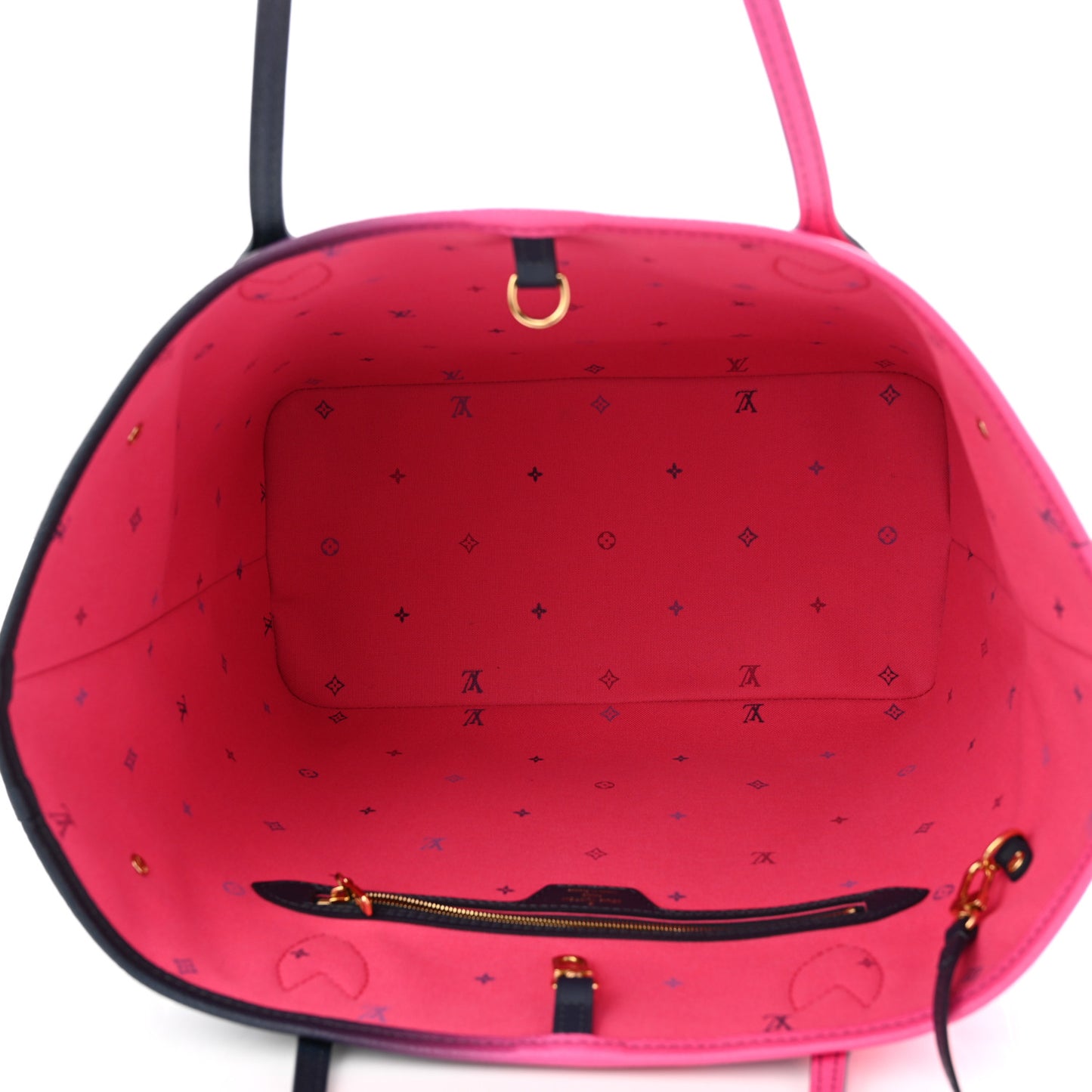Monogram Giant Spring In The City Neverfull MM Midnight Fuchsia