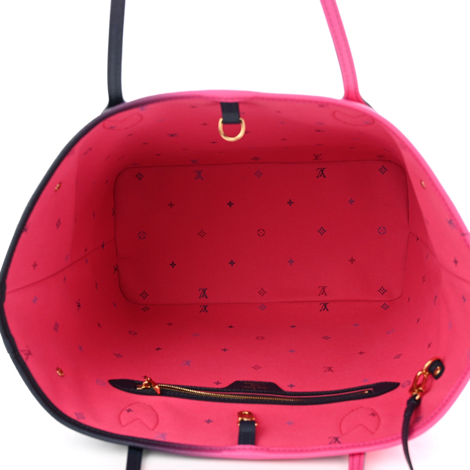 Louis Vuitton Monogram Giant Spring In The City Neverfull MM Midnight Fuchsia 5 of 9