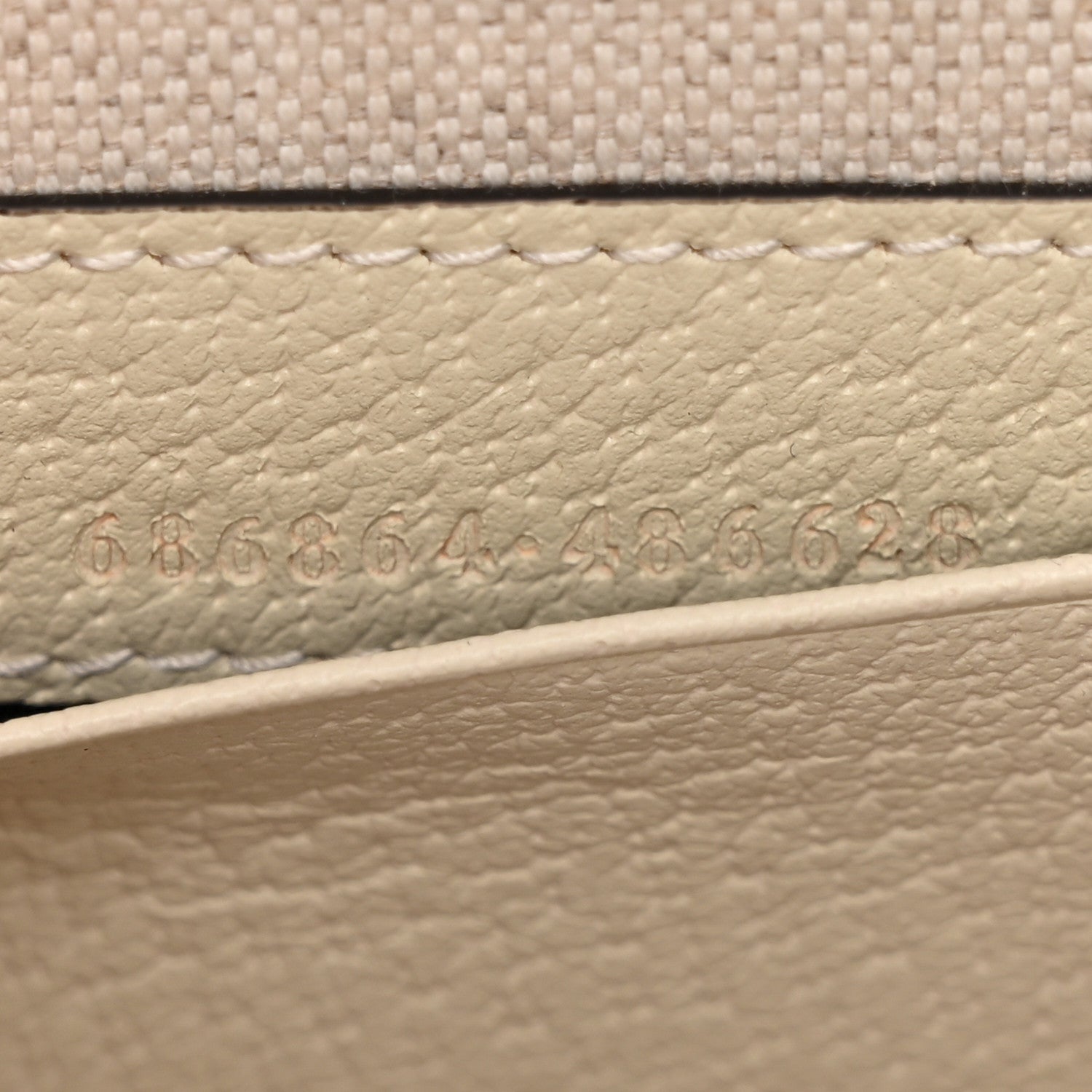 Gucci Monogram Jumbo GG Textured Dollar Calfskin Web Mini Bamboo 1947 Top Handle Bag Off White 7 of 11