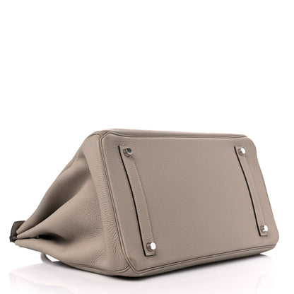 Hermes Togo Birkin 35 Gris Tourterelle 4 of 17
