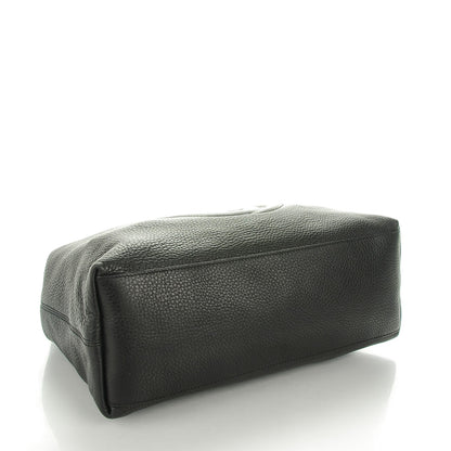 Gucci Pebbled Calfskin Medium Soho Chain Shoulder Bag Black 4 of 7