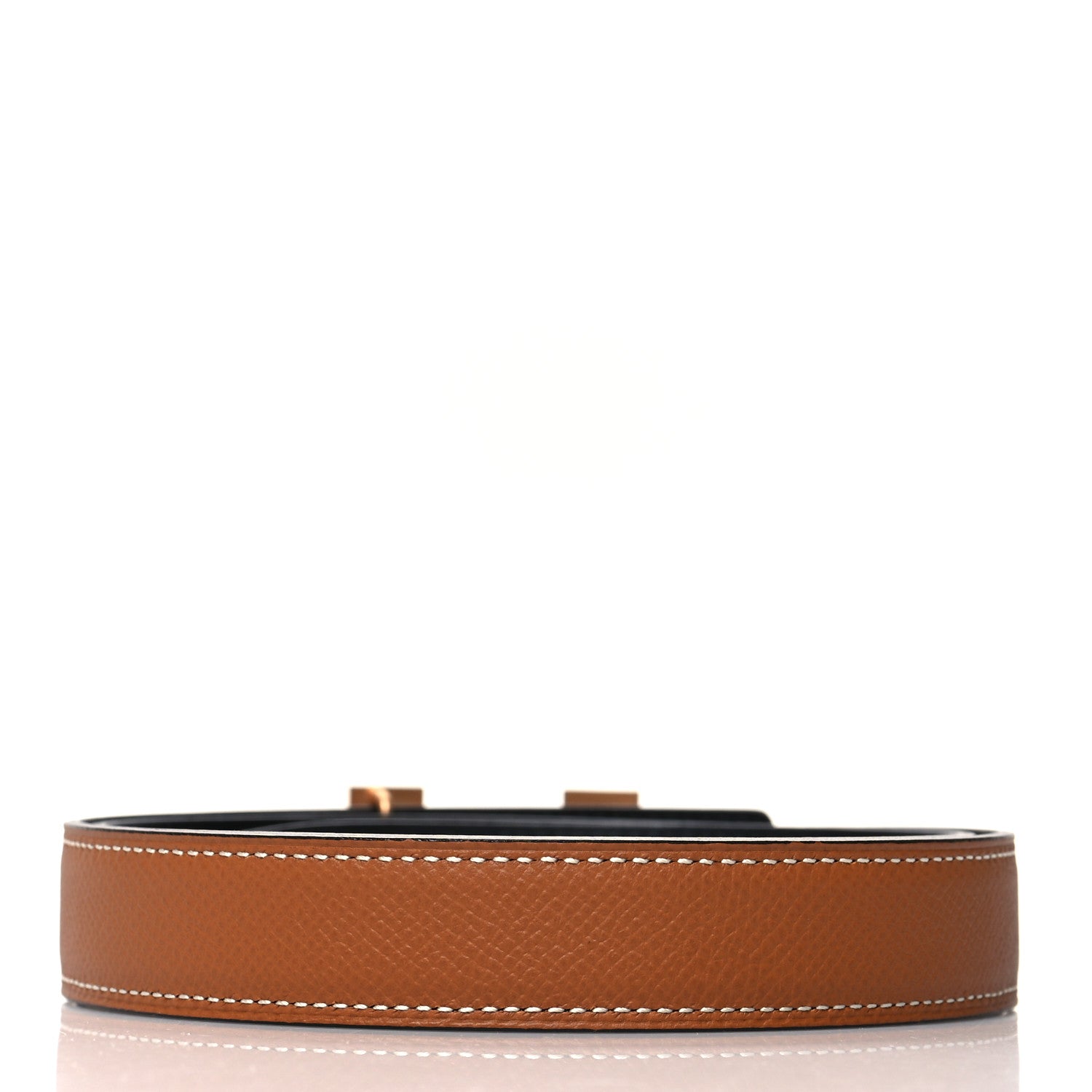 Hermes Swift Epsom 24mm Mini Constance H Belt 75 Black Gold 2 of 5