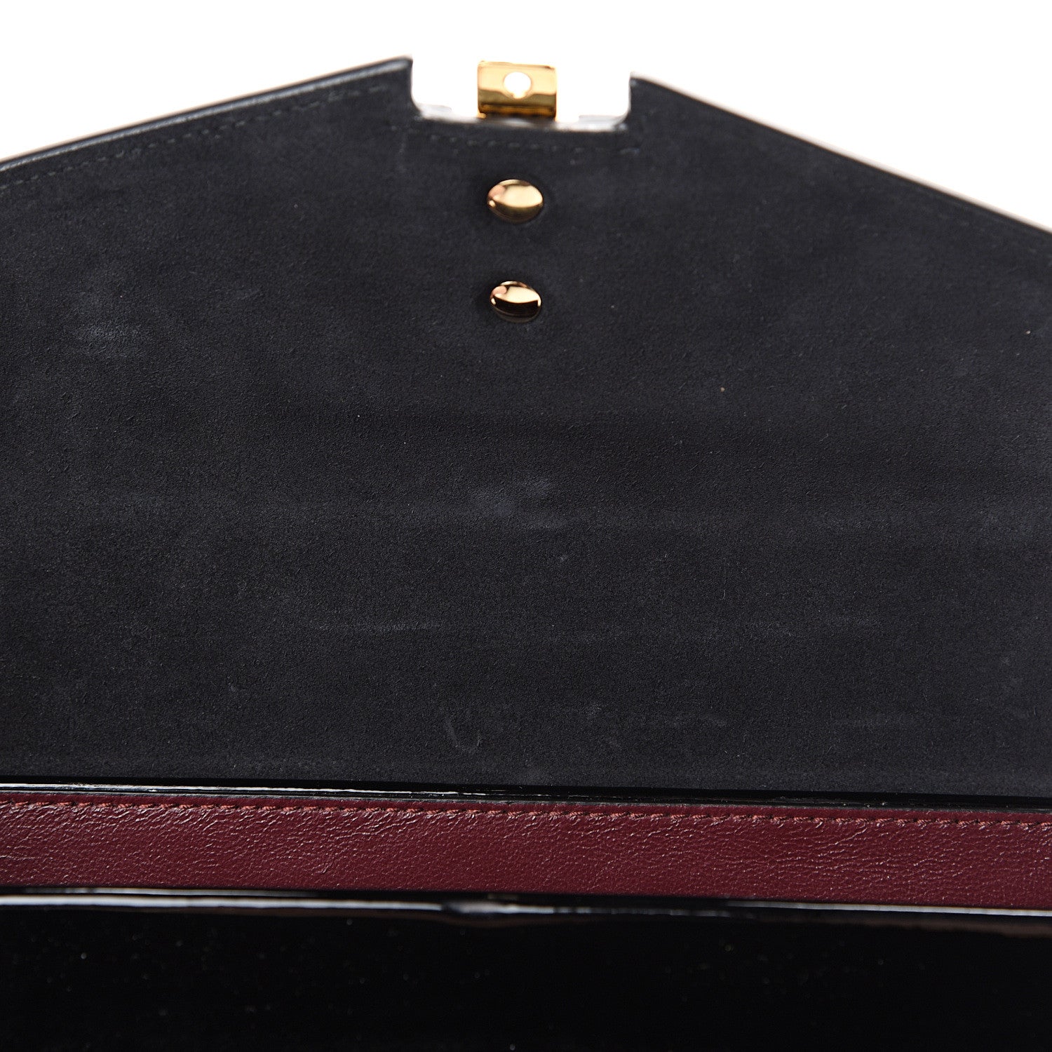 Gucci Mousse Top Patent Mini Sylvie 1969 Top Handle Bag Black 7 of 11