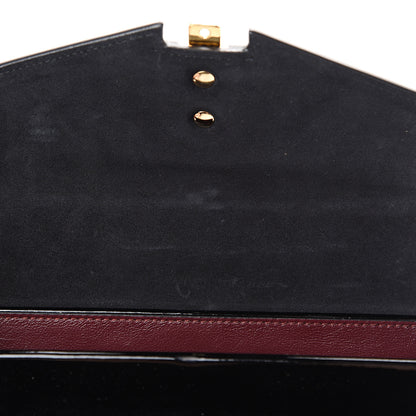Gucci Mousse Top Patent Mini Sylvie 1969 Top Handle Bag Black 7 of 11