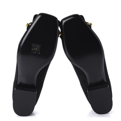 Valentino Garavani Suede Vlogo Club Loafers 37.5 Black 5 of 10