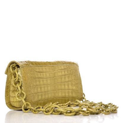 Nancy Gonzalez Crocodile Amour Clutch Green 5 of 9
