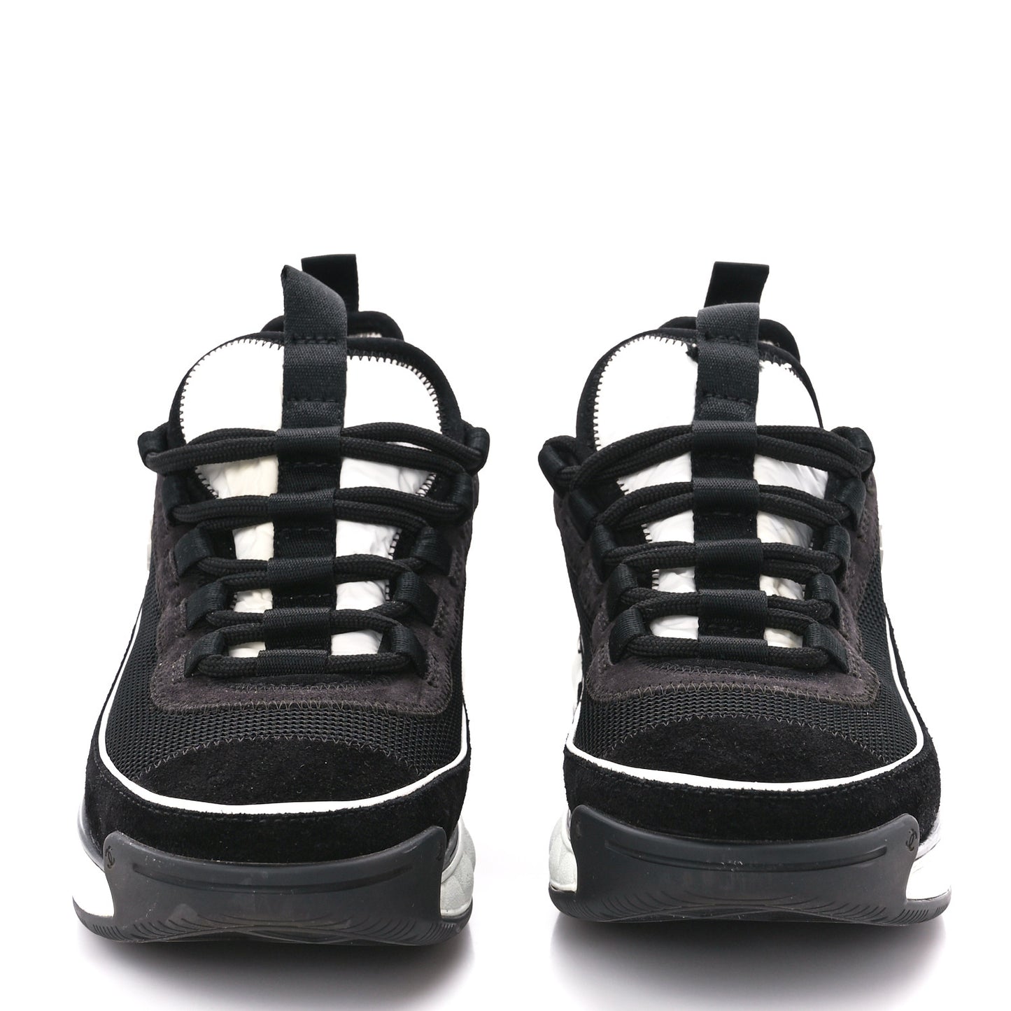 Fabric Suede CC Sneakers 38 Black Dark Grey