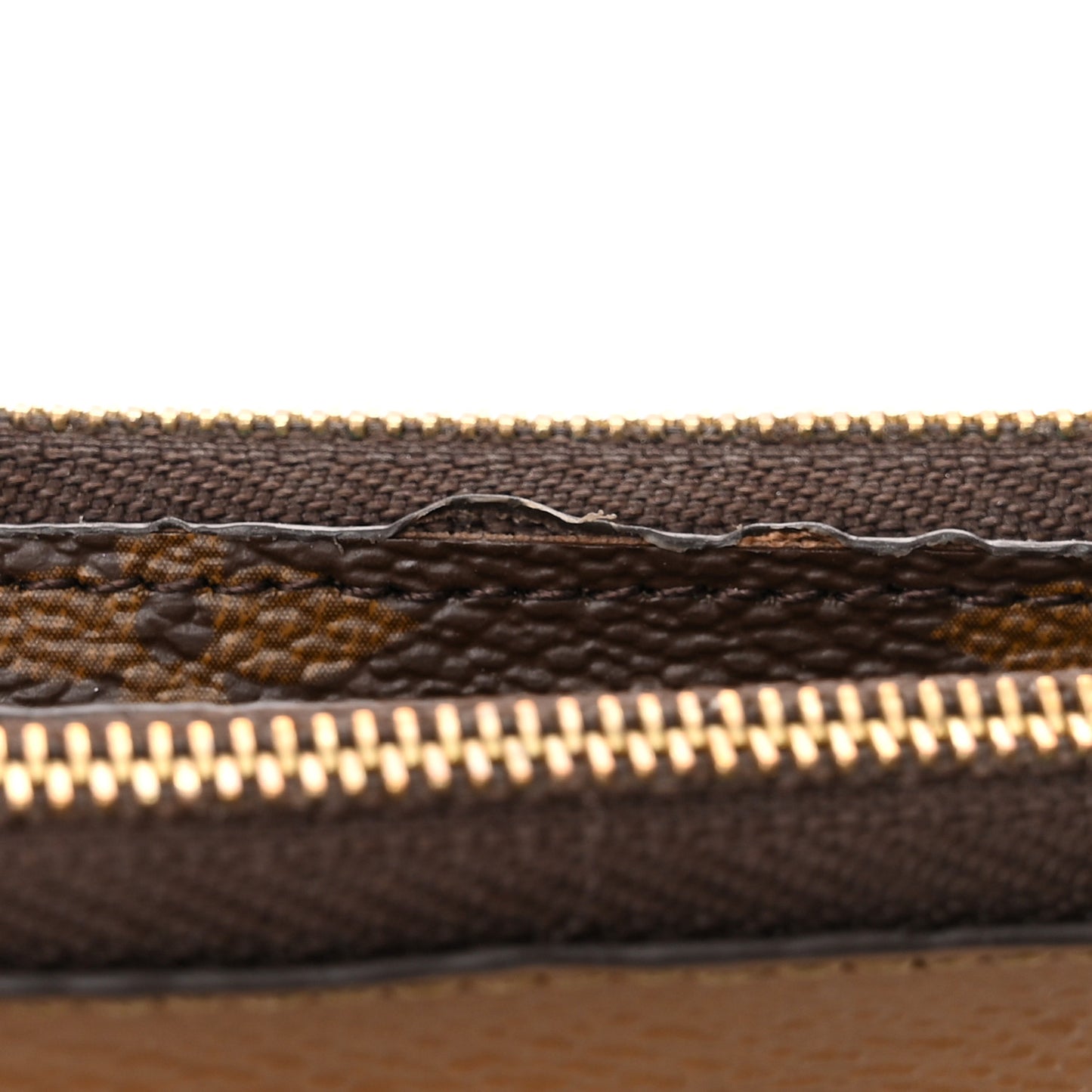 Reverse Monogram Giant Double Zip Pochette