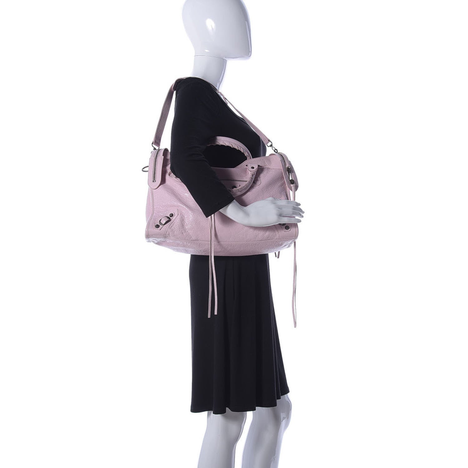 Balenciaga Agneau Classic Hardware City Rose Poudre Rose Petunia 3 of 14