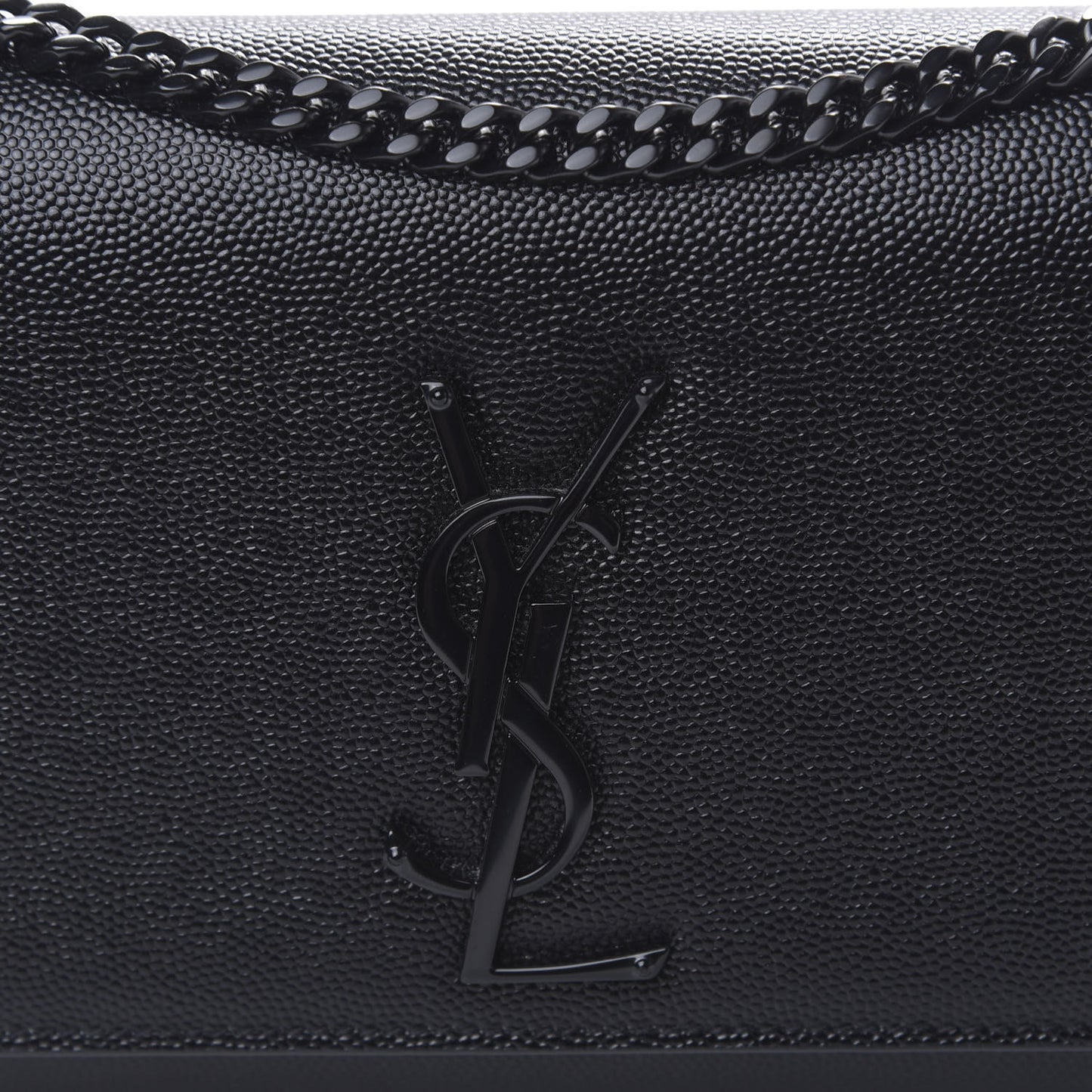 Grain De Poudre Small Monogram Kate Satchel Black