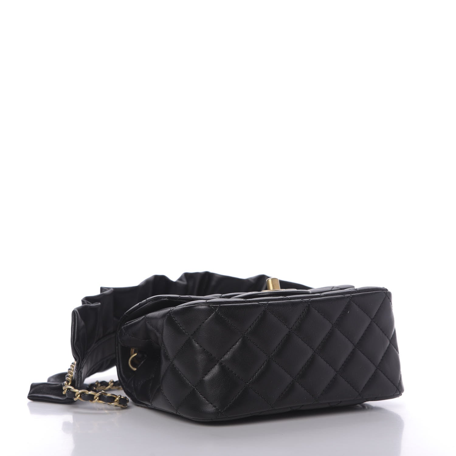 Chanel Lambskin Quilted Mini Romance Square Flap Black 4 of 10